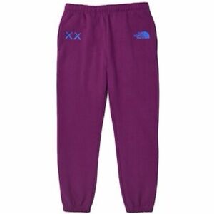 The North Face x KAWS sweatpants track pants purple